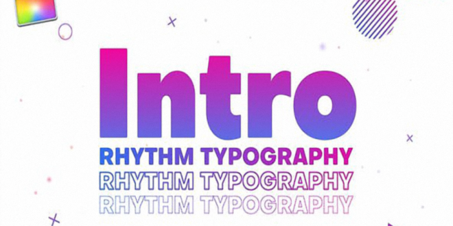 Videohive Rhythm Typography Intro 24758415 Free Download