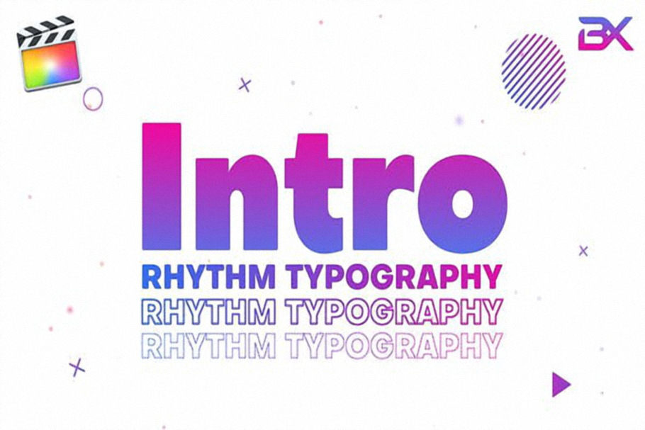 Videohive Rhythm Typography Intro 24758415 Free Download