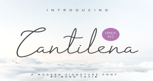Cantilena Signature Font 2302803 Free Download